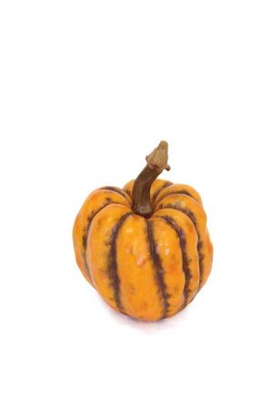 Pumpa, orange, konstgjord, 9cm